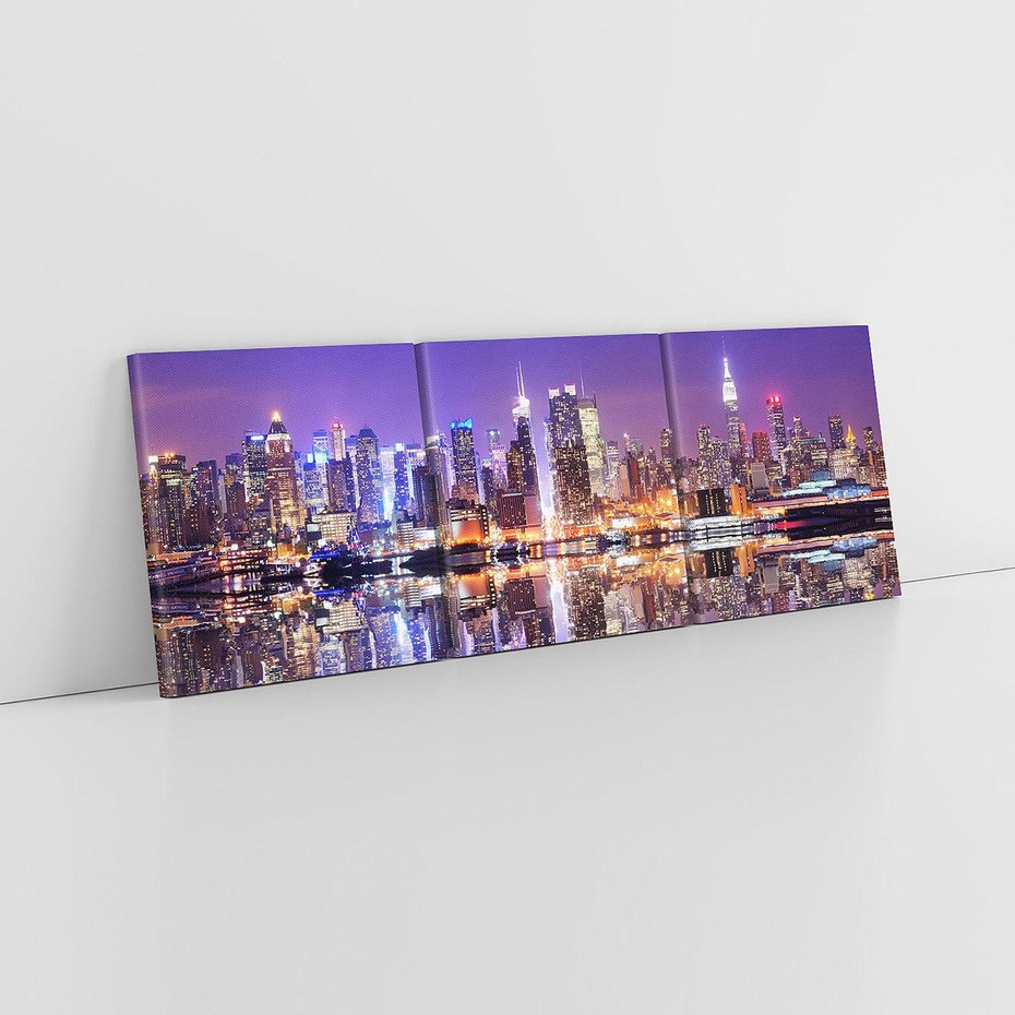 Obraz na płótnie 150x50 - Dynamiczne miasto - Nowy Jork - USA, miasto