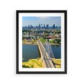 Plakat w ramie 40x50 - Most w metropolii - most, miato - rama czarna