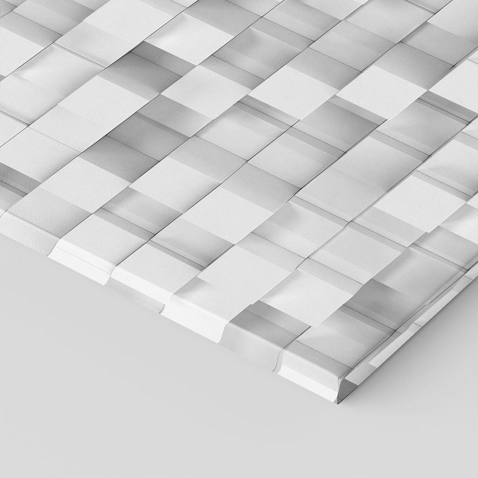 Obraz na płótnie 80x80 - Gra form i kolorów - 3D, abstrakcja