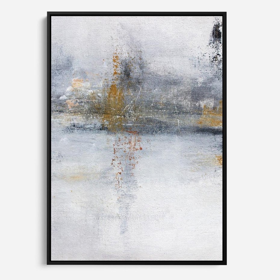 Obraz w ramie 70x100 - Kontrastujące Chaosy - abstrakcja, kontrast - rama czarna