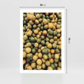 Plakat bez ramy 50x70 - Świeżość Cytrusów - cytryny, limonki