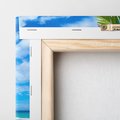 Obraz na płótnie 60x60 - Ucieczka do Raju - wyspa tropikalna, plaża