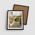 Plakat w ramie 40x50 - Włoskie Uliczki - włoska, uliczka - rama czarna