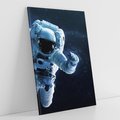 Obraz na płótnie 80x120 - kosmiczna podróż - kosmonauta, ziemia