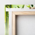 Obraz na płótnie 80x80 - SPA: Relaksująca woda i kamienie - SPA, woda