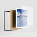 Plakat w ramie 40x50 - Magia zimowych gór - zima, góry - rama czarna