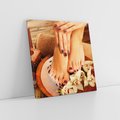 Obraz na płótnie 40x40 - Relaksujące Spa i Perfekcyjny Manicure - spa, paznokcie