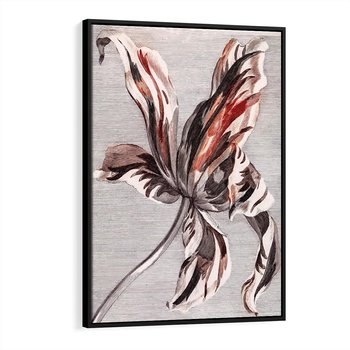 Obraz w ramie 70x100 - Graficzna Elegancja - nowoczesna sztuka, grafika - rama czarna