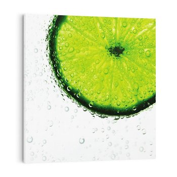 Obraz na płótnie 50x50 - Świeżość i kwasowość limonki - limnka, owoce