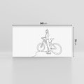 Obraz na płótnie 140x70 - Minimalistyczna Przejażdżka - szkic, minimalizm