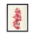 Plakat w ramie 50x70 - Orchidea w spa - relaks - orchidea, spa - rama czarna