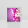 Obraz na płótnie 60x60 - Relaksująca orchidea w spa - spa, orchidea