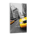 Obraz na płótnie 80x120 - Dynamiczny TAXI w Nowym Jorku - TAXI, NY