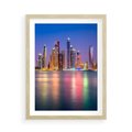 Plakat w ramie 50x70 - Nowy Jork: pulsujące miasto - Nowy Jork, miasto - rama drewno