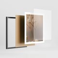 Plakat w ramie 40x50 - Subtelna gipsówka - gipsówka, suche - rama czarna
