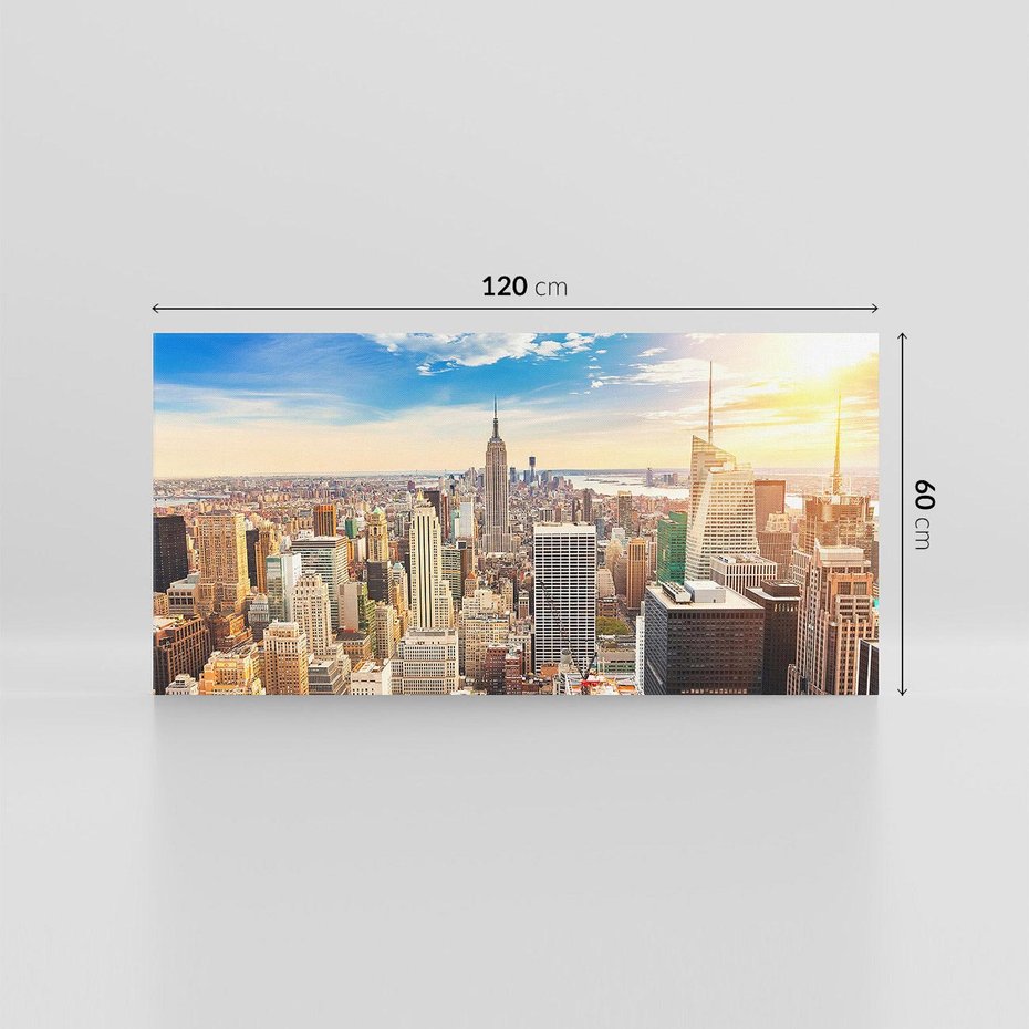 Obraz na płótnie 120x60 - Pulsujące Serce Nowego Jorku - Manhattan, Nowy Jork