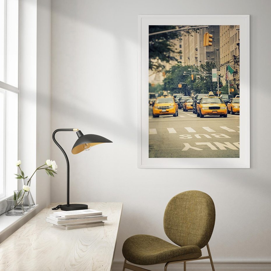 Plakat bez ramy 30x40 - Miasto Taksówek - taksówki, miasto