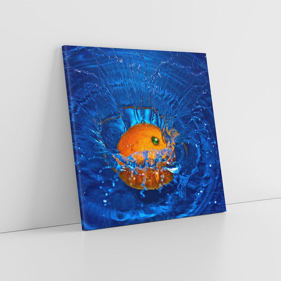 Obraz na płótnie 30x30 - Pomarańcza Owoce - pomarańcza, owoce