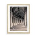 Plakat w ramie 50x70 - Kolumny Elegancji - architektura, kolumny - rama drewno