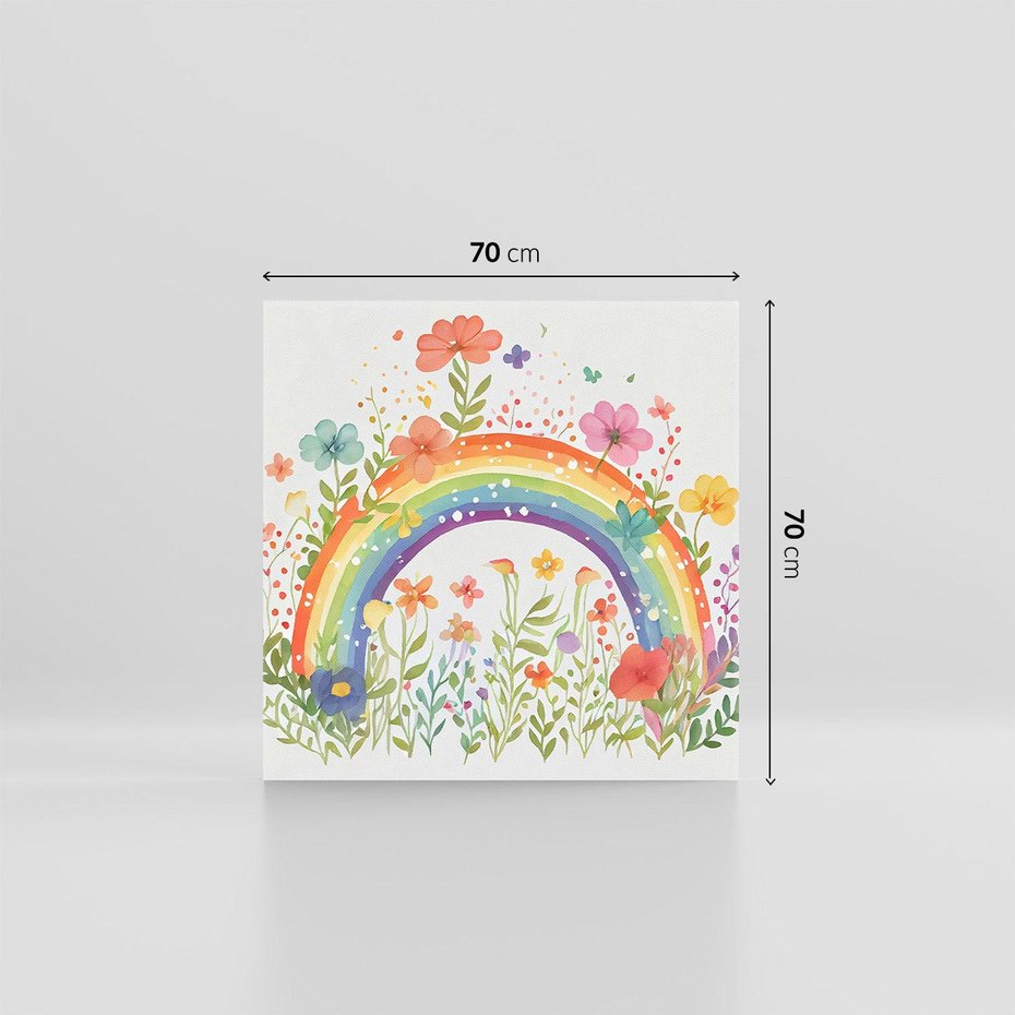 Obraz na płótnie 70x70 - Królestwo Marzeń - obraz do pokoju dziecka, dziewczynki