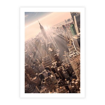 Plakat bez ramy 50x70 - Dynamika Nowego Jorku - Nowy Jork, miasto