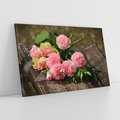 Obraz na płótnie 70x50 - Różowe Piękno - róże, kwiaty