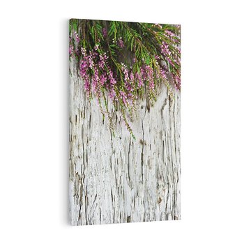 Obraz na płótnie 80x120 - Fioletowe Wrzosy - wrzosy, fiolet