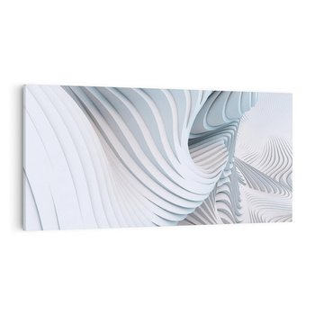 Obraz na płótnie 140x70 - Abstrakcyjne Przestrzenie - geometria, 3D