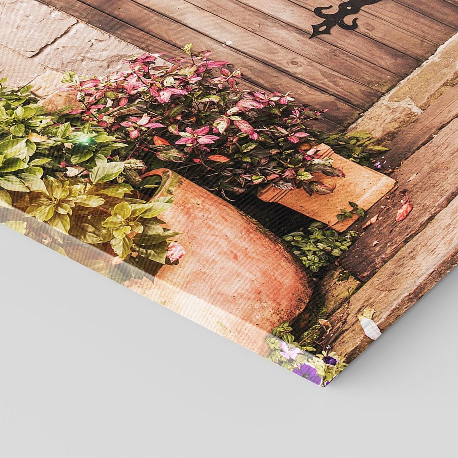 Obraz na płótnie 80x120 - Wyjątkowy Klimat - drzwi, stare