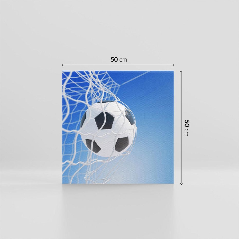 Obraz na płótnie 50x50 - Pasja na Plaży - piłka, siatka