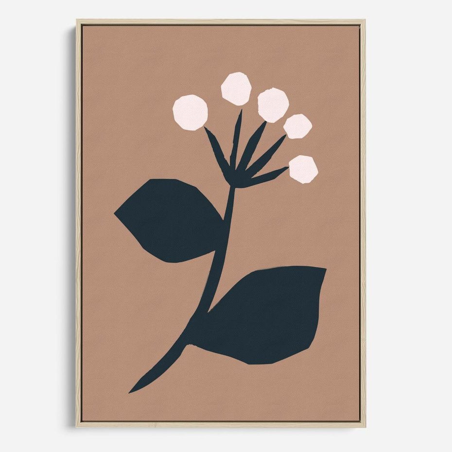 Obraz w ramie 80x120 - Rozbijające Granice - abstrakcyjny obraz, plakat - rama drewno