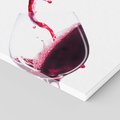 Obraz na płótnie 40x40 - Radość w smaku wina - wino