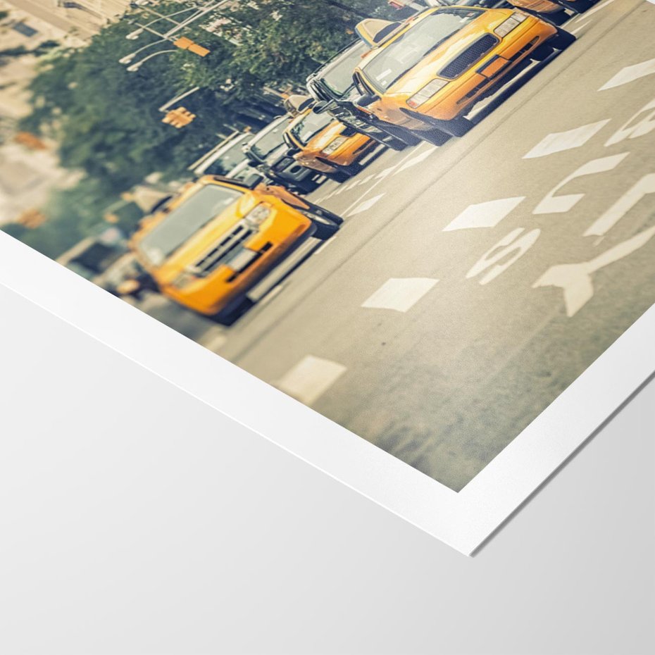 Plakat bez ramy 30x40 - Miasto Taksówek - taksówki, miasto