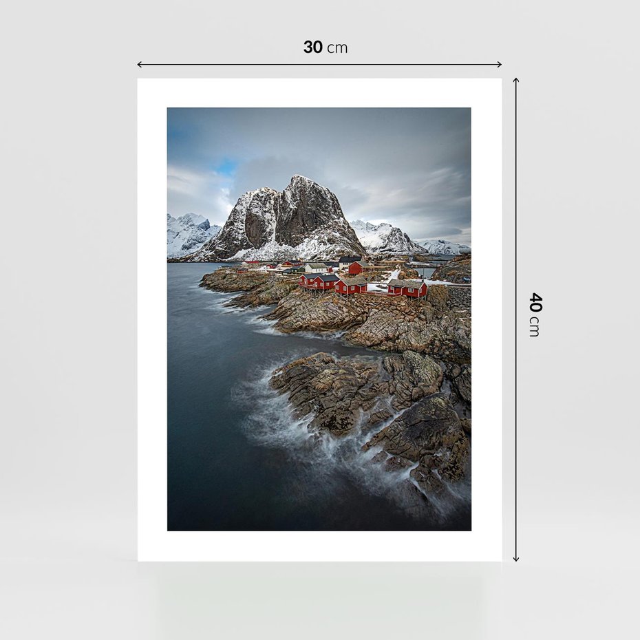 Plakat bez ramy 30x40 - Skandynawia - górska odsłona - Skandynawia, góry