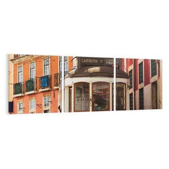 Obraz na płótnie 90x30 - Urok tramwaju w Lizbonie - Lizbona, tramwaj