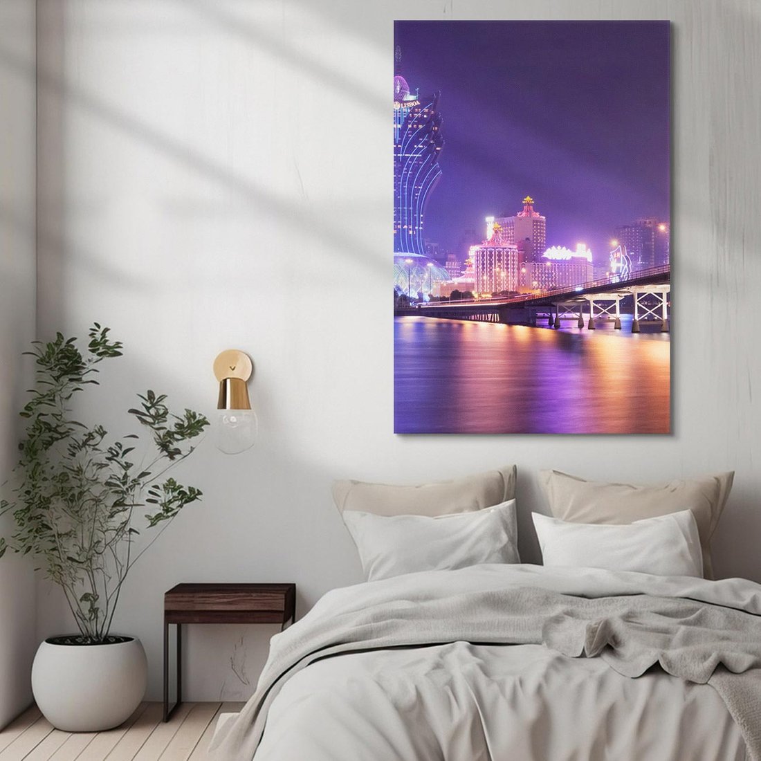 Obraz na płótnie 50x70 - Macau: Spotkanie dwóch światów - Macau, Hong