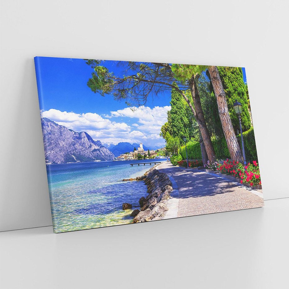 Obraz na płótnie 120x80 - Górskie Jezioro - góry, jezioro