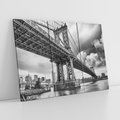 Obraz na płótnie 120x80 - Most nad nowojorską panoramą - most, Nowy York