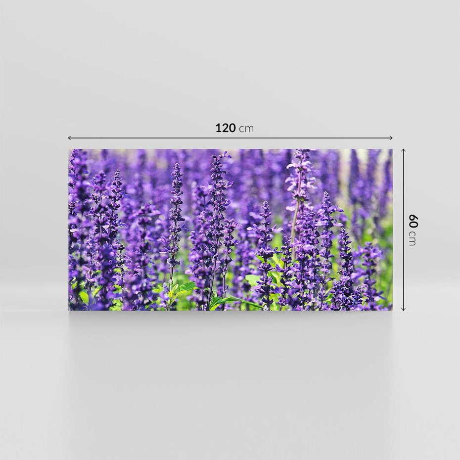Obraz na płótnie 120x60 - Lawendowa Mgła - lawenda, kwiat