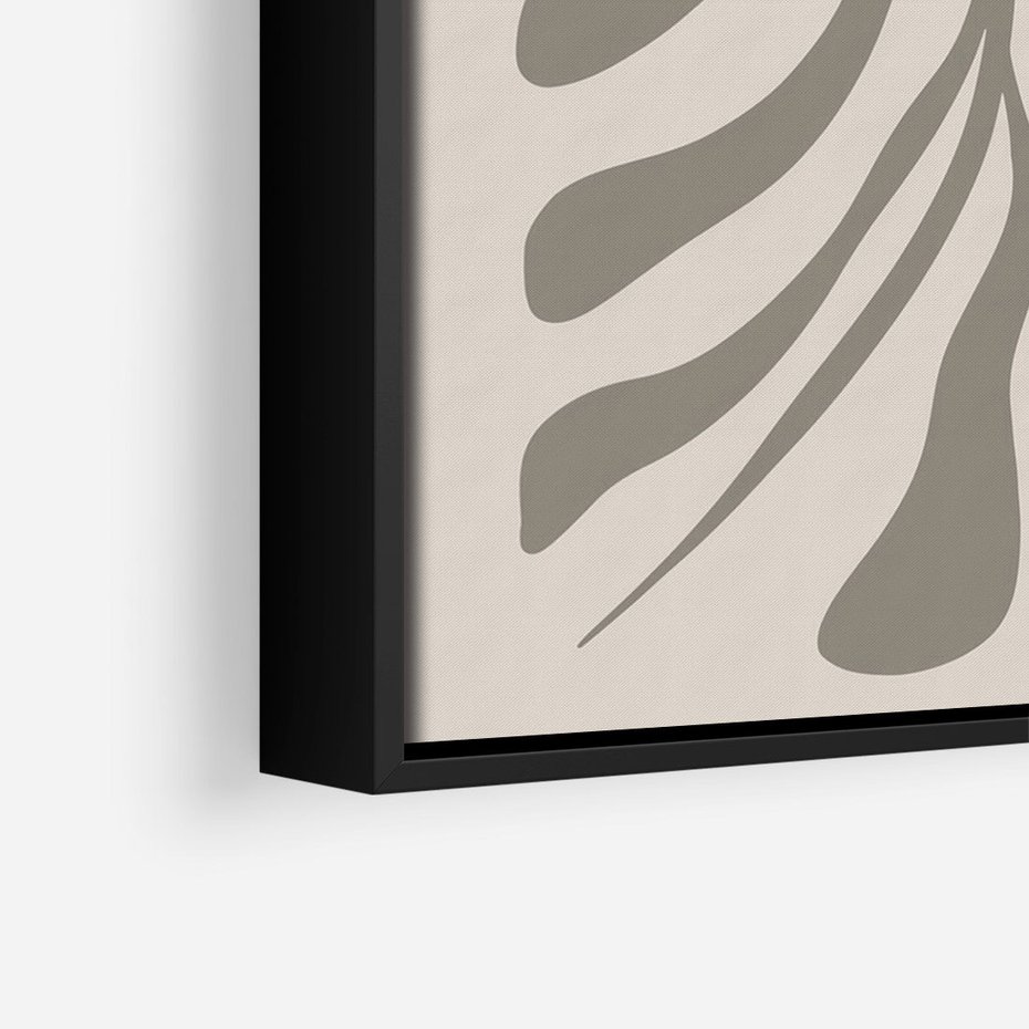 Obraz w ramie 50x70 - Zaklęte Kształty - nowoczesna sztuka, plakat modern - rama czarna
