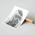 Plakat bez ramy 21x30 - Zrób mi Zdjęcie - fotografia, kobieta z aparatem