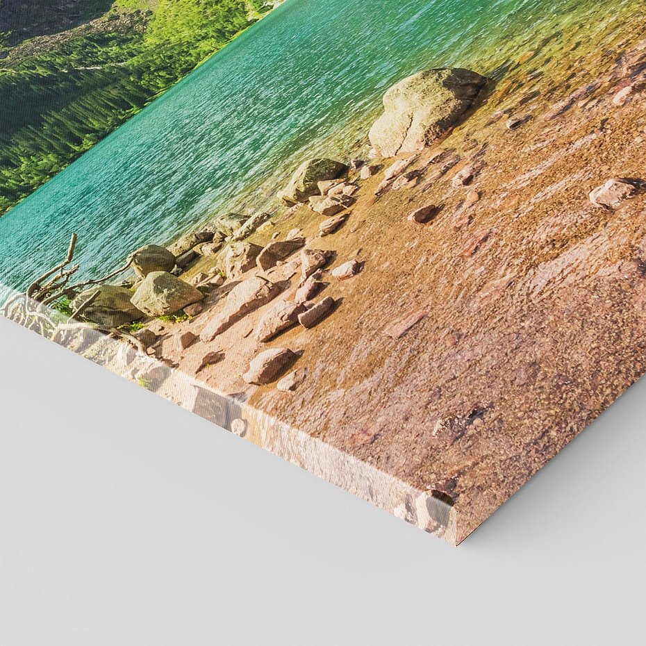 Obraz na płótnie 70x100 - Urok gór i jezior - góry, jezioro