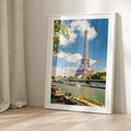 Plakat bez ramy 30x40 - Paryżska ikona Francji - wieża Eiffla, Paryż