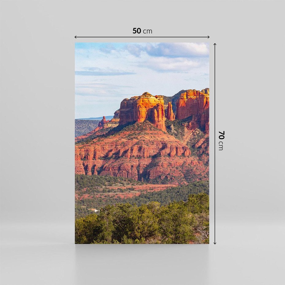 Obraz na płótnie 50x70 - Majestatyczny Wielki Kanion - wielki kanion, perspektywa