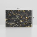 Obraz na płótnie 120x80 - Egzotyczny Blask - marmur, złoto