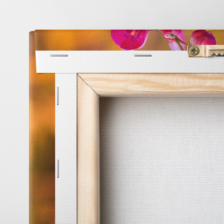 Obraz na płótnie 80x120 - Światło Świecących Kwiatów w Spa - spa, świaca