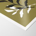 Plakat bez ramy 21x30 - Wewnętrzne Odsłony - liście, gałązki