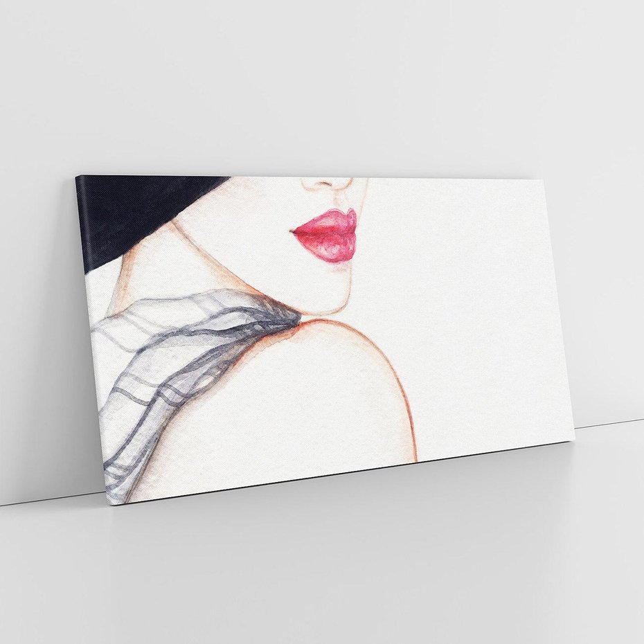 Obraz na płótnie 100x50 - Stylowa Ekspresja - kobieta, moda