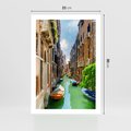 Plakat bez ramy 21x30 - Wenecja: romantyczne miasto wodnych dróg - Wenecja, Włochy