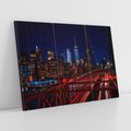 Obraz na płótnie 120x80 - Most w Nowym Jorku - Manhattan - most, Nowy Jork